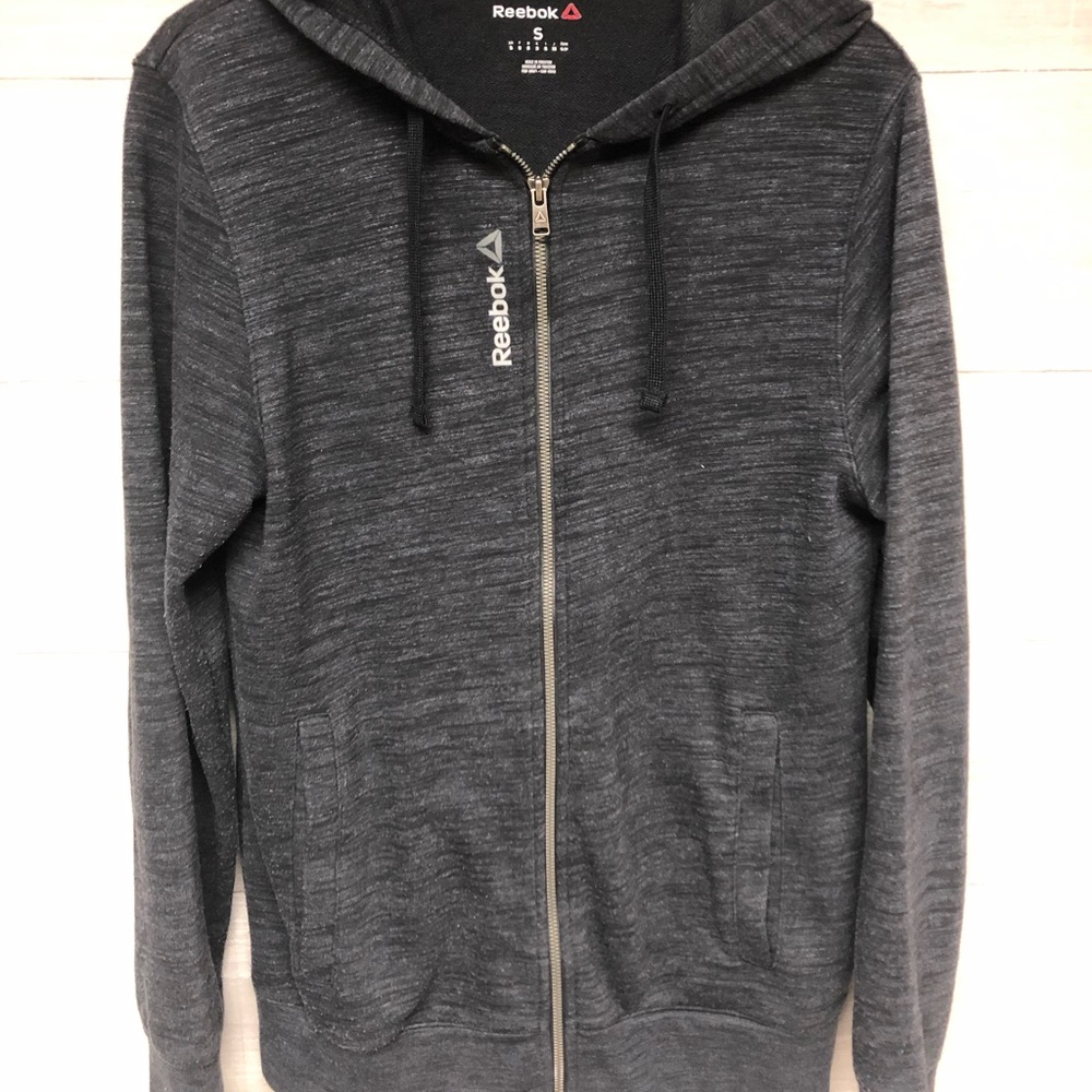 | Reebok | zip-up hoodie. Size S.
